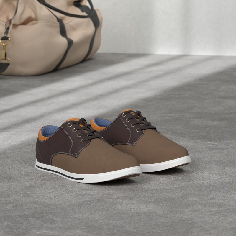 Bruno Marc Men's Oxfords Sneakers Casual Dress Shoes,Size 10,Dark/Brown,RIVERA-01 - Image 2